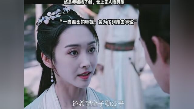 全世界最好的师姐,一直把阿羡当亲人,没有一丝怀疑,有的只是心疼. #意难平