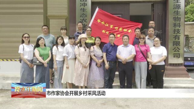 市作家协会开展乡村采风活动