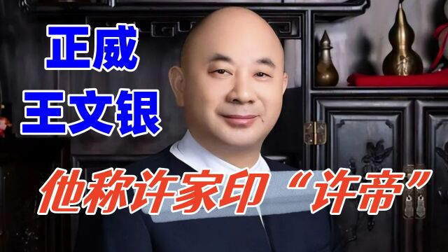 深圳正威王文银, 他盛赞许家印为“许帝”,令网友们拍案叫绝