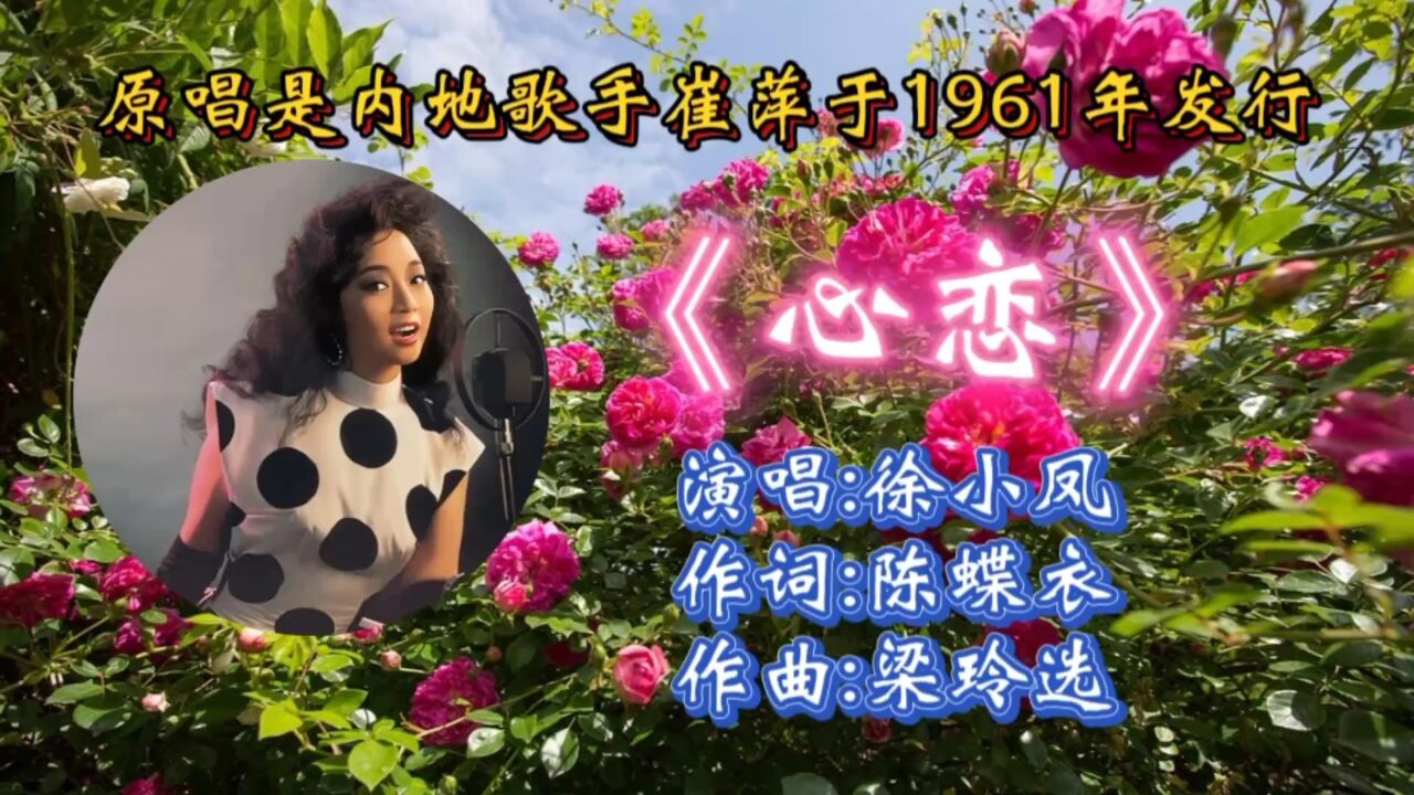 怀旧经典老歌《心恋》徐小凤深情演绎,熟悉旋律特有的中音勾起无数人