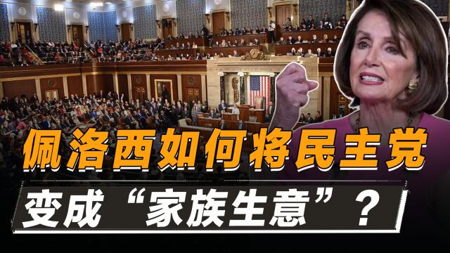 从黑手党教父到众议院议长,佩洛西如何将民主党变成家族生意?