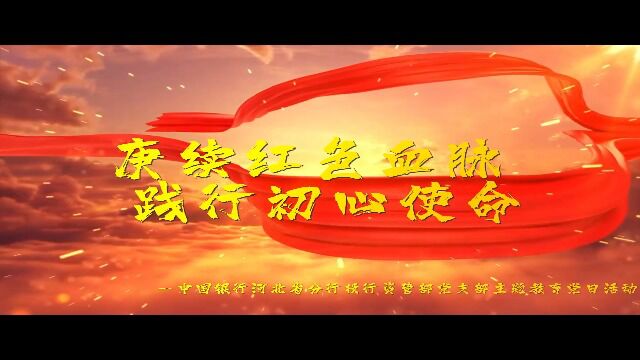 中国银行河北分行投行资管部党支部主题教育党日活动