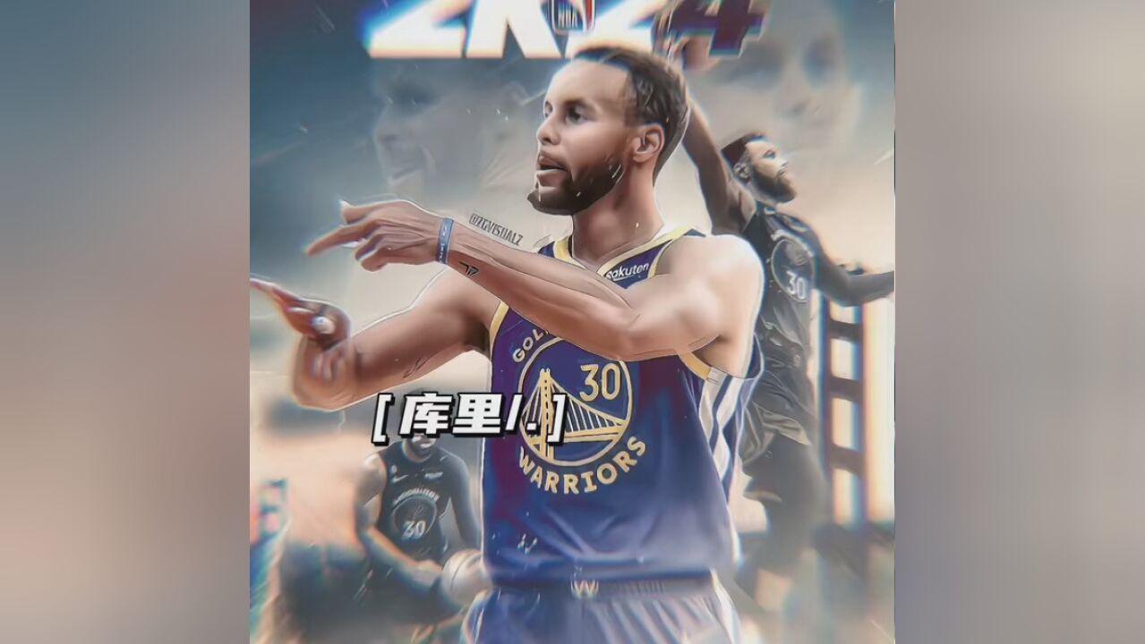 第89集|"nba2k24封面之库里世界名画二." #库里 #篮球新世代