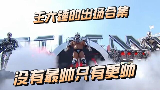 WWE王大锤的出场合集,没有最帅只有更帅