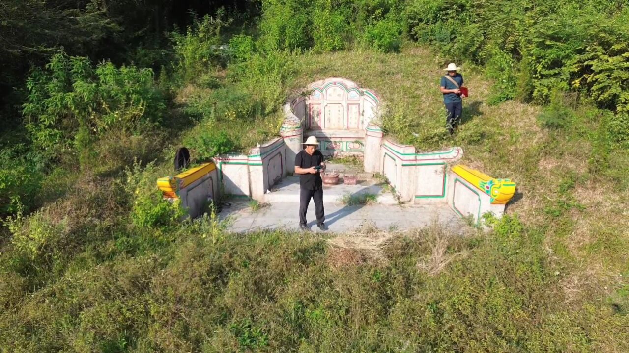 航拍:广东潮州陈氏开基始祖墓风水宝地喝形【网地】