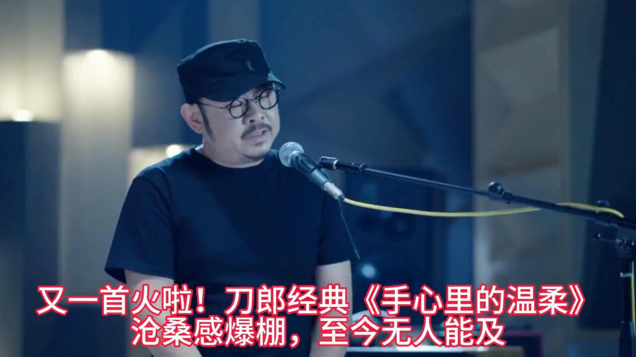 刀郎经典《手心里的温柔》沧桑感爆棚,至今无人能及
