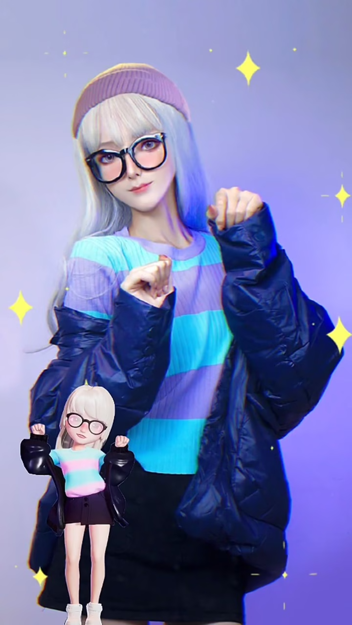 今天我也整一个,让你们看看什么是超级qq秀