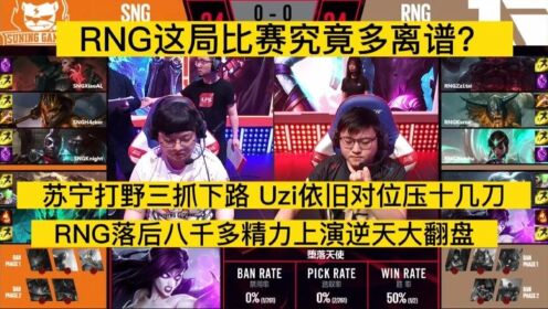 Rng Vip RNG这局比赛究竟多离谱?落后八千多经济上演逆天大翻盘!_高清1080P在线观看平台_腾讯视频
