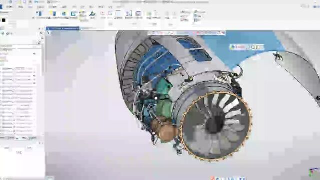 基于TFLEX CAD设计的航空发动机