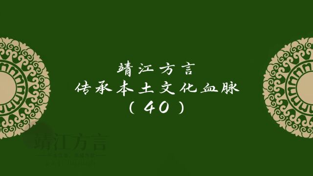 靖江方言传承本土文化血脉(40)