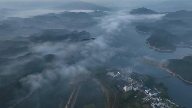 大别山,鄂豫皖三省之交,湖北罗田 #我的航拍时刻