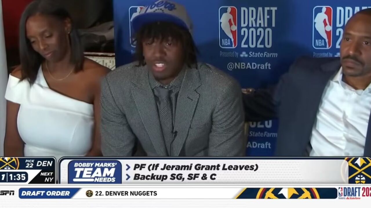 懂得感恩!马克西选秀大会动情流泪感谢球队,力挺哈登是我大哥