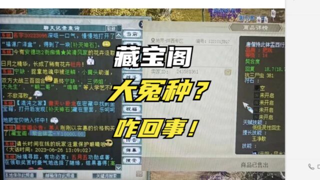 探讨:真有人在藏宝阁当大冤种吗?