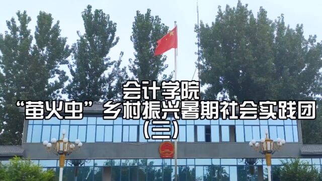 郑财学子三下乡“萤火虫”乡村振兴暑期社会实践团——永城市十八里镇调研