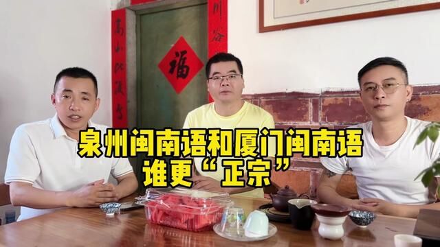 厦门,漳州,泉州,哪里的闽南语“正宗”?今天做了个辩论,大家有没有不同意见?欢迎畅谈#闽南语 #闽南人 #闽南文化 #闽南话