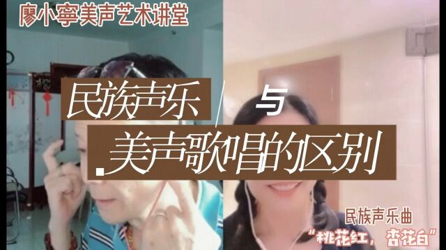 歌唱艺术欣赏|民族声乐与美声歌唱的区别 #声乐教学 #女高音 #男高音 #咽音练声法 #廖小宁美声艺术讲堂