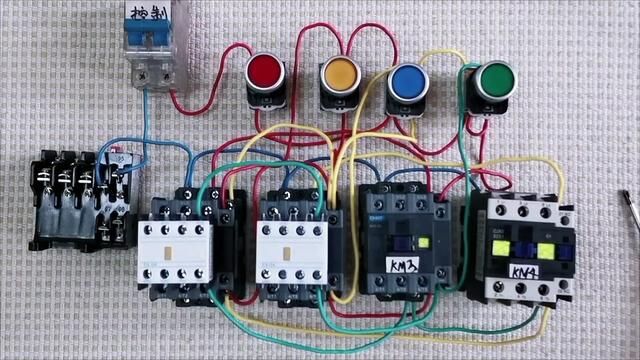 三速电动机控制线路接线方法四 #零基础学电工 #电气控制 #电工知识
