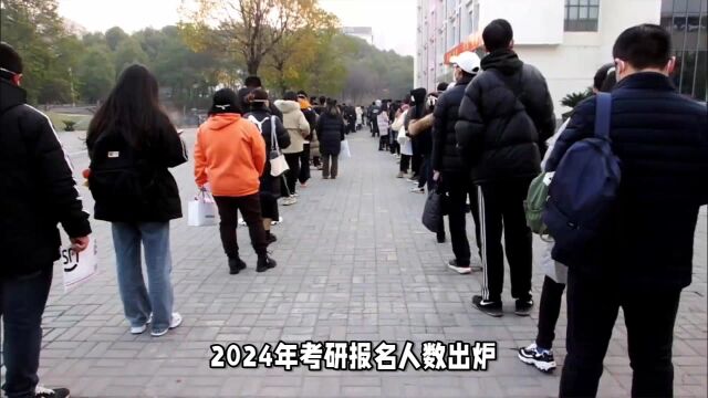 2024年考研报名人数创近十年新低,考研难度会降低吗?