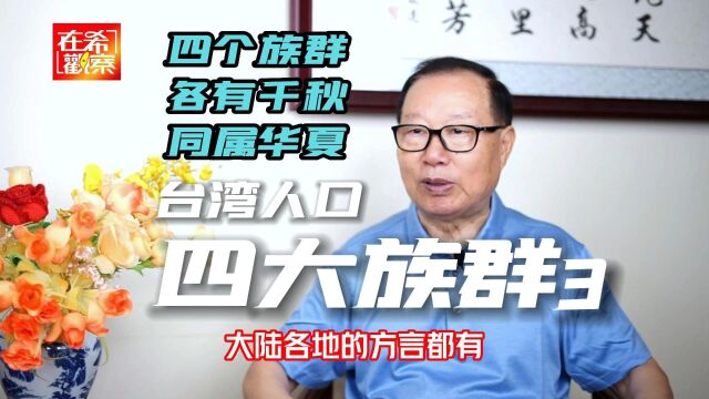 台湾四大族群3 各有千秋 同属华夏 个别现象不足为奇