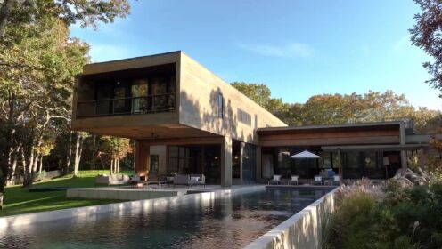 位于纽约南安普敦的一座精致舒适的现代豪宅!