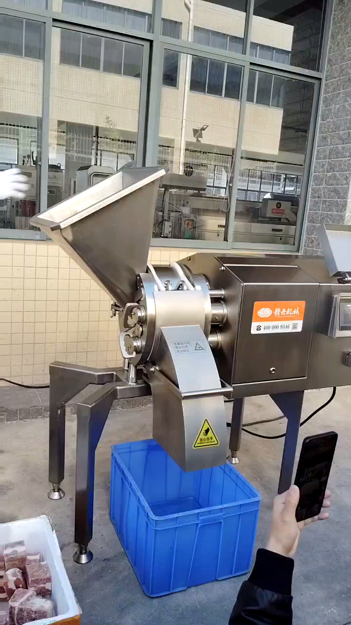 商用大型三维冻肉切丁机切丁速度快 大小均匀