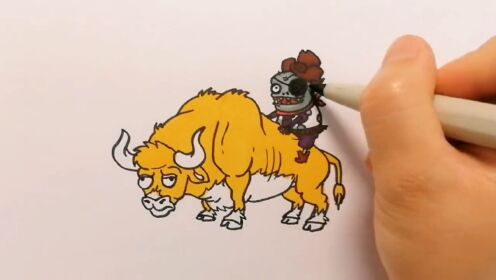 看动画学绘画第74集:小鬼僵尸变海盗了