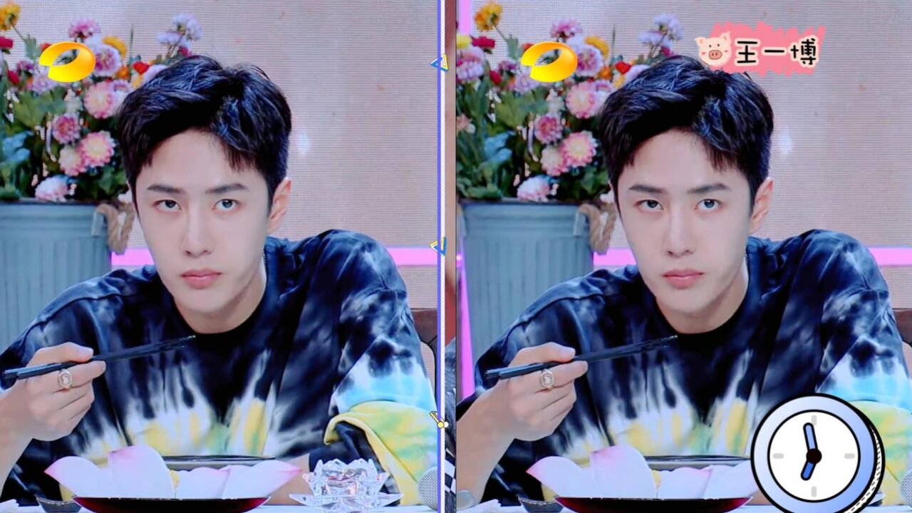 下饭必看!看王一博吃东西太香了,奶膘鼓鼓的像个小仓鼠,硬生生看饿了!