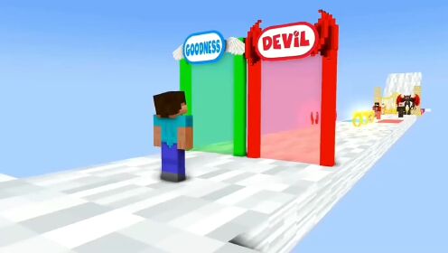 我的世界：天使之门VS恶魔之门，那一扇门才是正确的选择