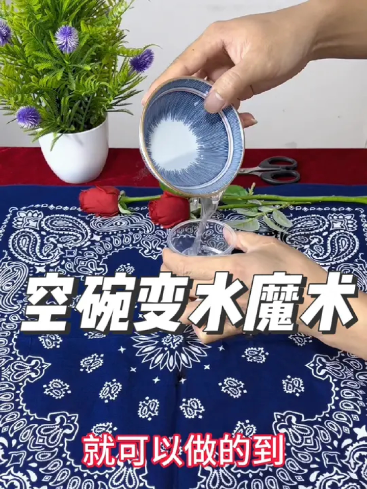 魔术 #魔术教学 空碗 变水