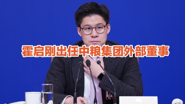 霍启刚出任中粮集团外部董事,强力推动企业改革和发展