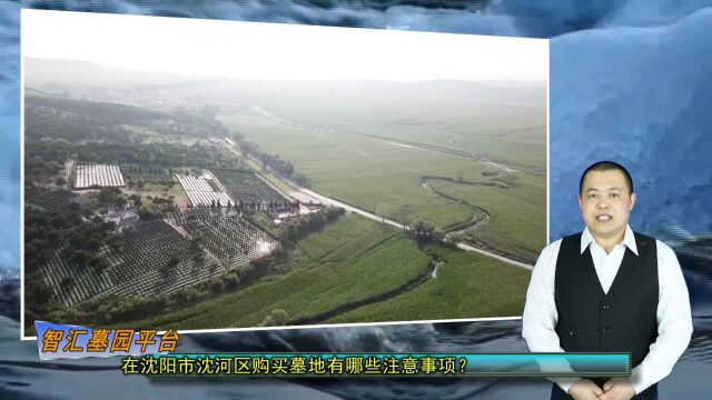 在沈阳市沈河区购买墓地有哪些注意事项?(智汇墓园平台总第1131期)