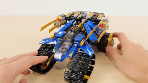 开箱,乐高幻影忍者系列71699雷霆突击战车