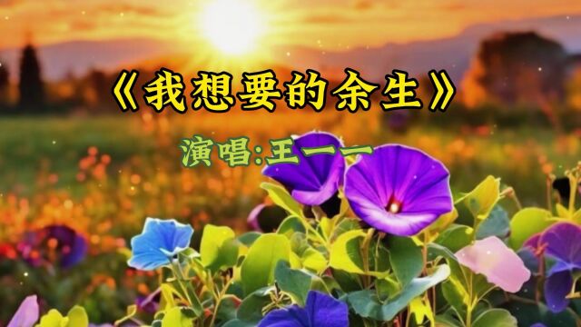 《我想要的余生》演唱:王一一