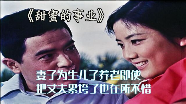 妻子为生儿子养老即使把丈夫累垮了也在所不惜电影《甜蜜的事业》