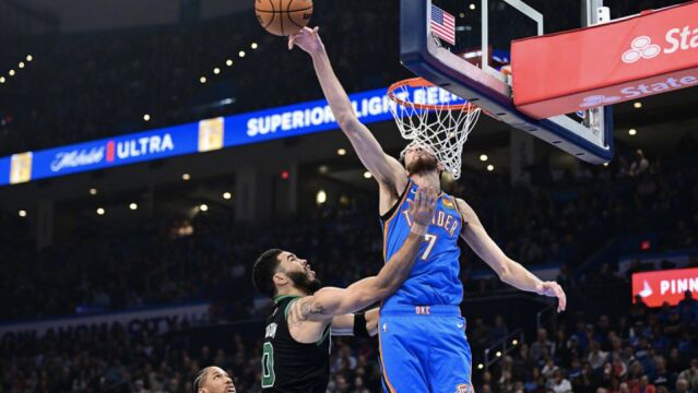 NBA官宣新秀榜：霍姆格伦力压文班亚马蝉联榜首，波杰姆斯基升至第六