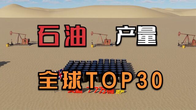 2022年全球石油产量最多的国家,看看中国排名多少?