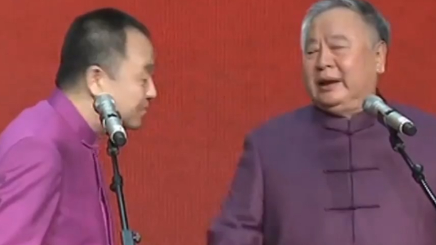 付强赵炎同台说相声,一手以退为进,惹得观众哄堂大笑