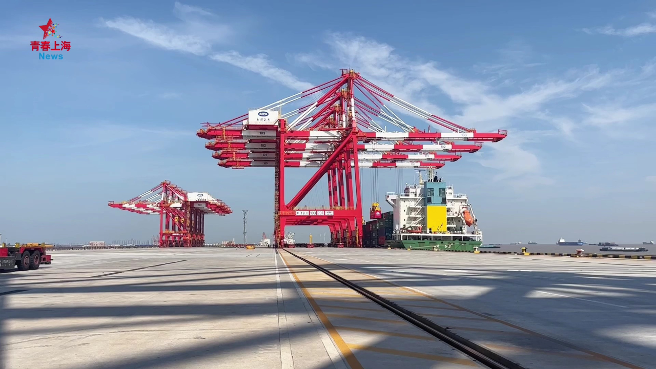 全国最先进!上海国际航运中心罗泾集装箱港