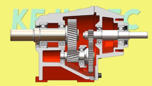 变速齿轮箱结构动画