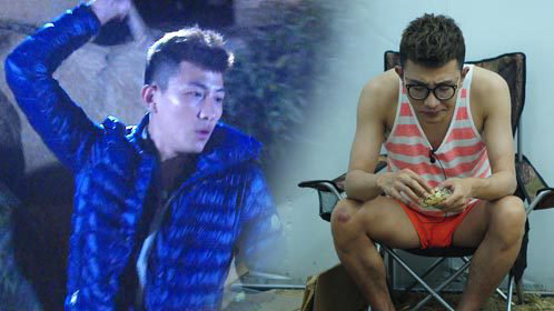 饿急了！大左垃圾桶捡饭吃