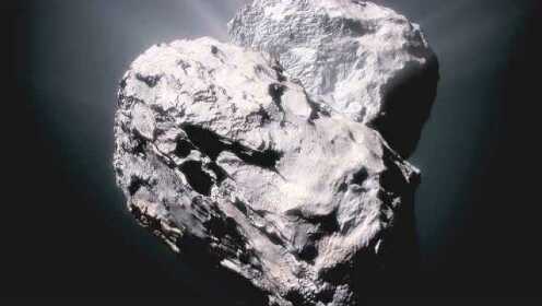 基于罗塞塔号发回的照片制作的67P彗星三维图像