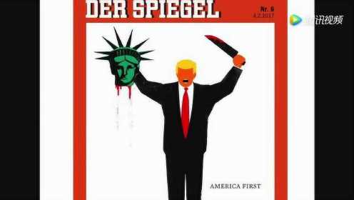 特朗普“斩首”自由女神像？ 德国一杂志封面惹争议