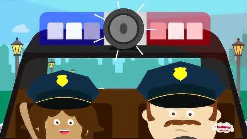 Hurry Hurry Drive the Police Car Song for Kids | Cop Car Songs for Children
