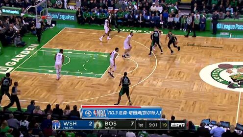 《TOP时刻》【原声】15日NBA五佳球 塔图姆战斧劈扣球哥惊艳压哨补篮