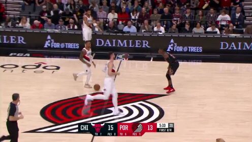 《NBA全场集锦》【球星】努尔基奇vs公牛集锦 全场18+8制霸内线生擒公牛