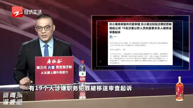 19名涉案公职人员和重要关系人被移送审查起诉