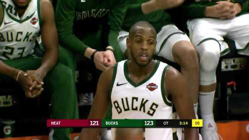 《NBA全场回放》【原声回放】热火vs雄鹿加时赛 字母哥6犯离场