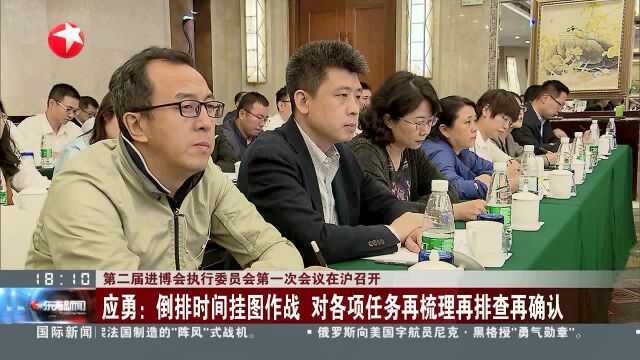 第二届进博会执行委员会第一次会议在沪召开