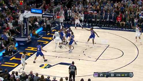 《NBA全场集锦》【原声】国王101-123爵士 爵士全民皆兵4人得分20+轻取国王