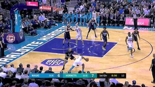 《NBA全场集锦》罗齐尔一脚刹车转身击地 泽勒蜻蜓点水把球点进